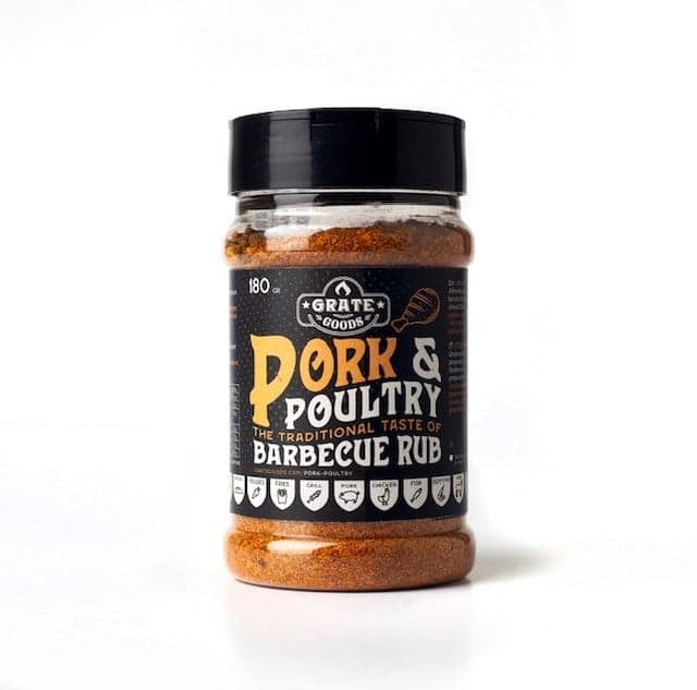 Grate Goods - Pork & Poultry BBQ Rub - Strooibus 180 gram