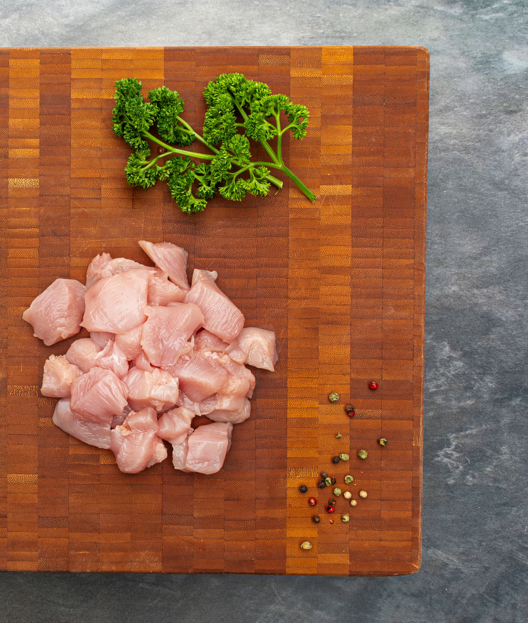 Kipfilet blokjes - 250 gram