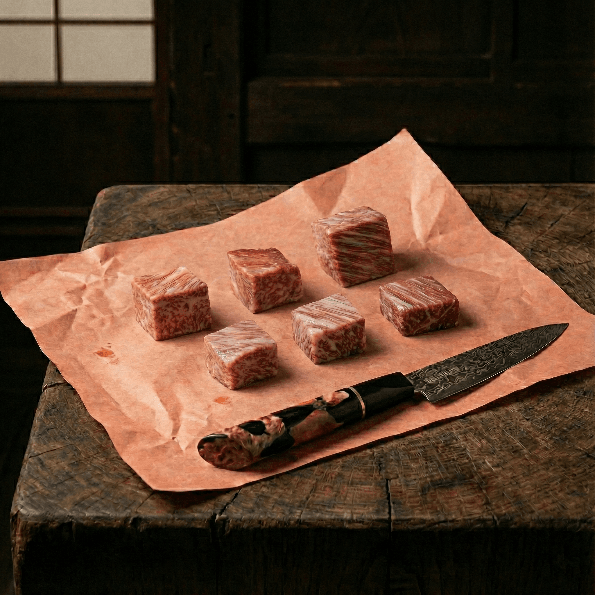 Wagyu picanha blokjes A5 Japans (Full Blood)