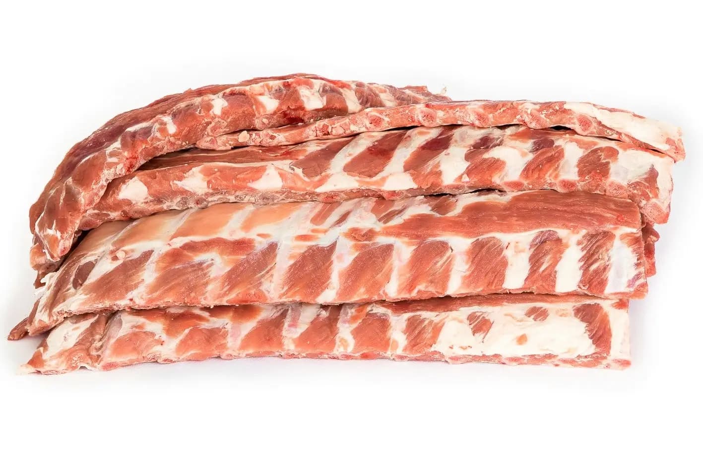Spareribs rauw doos 10 kg.