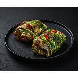 Gildehoen Kippendij Rolletjes met pesto en rode peperbes