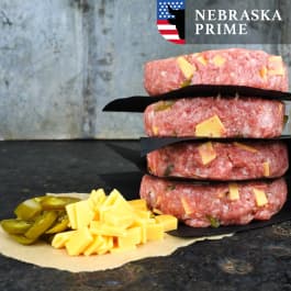Black Angus burger | Cheddar jalapeno