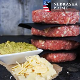 Black Angus burger | Old Amsterdam mosterd