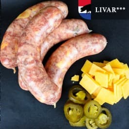 Braadworst Livar | Cheddar jalapeno