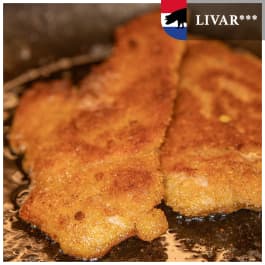 Gepaneerde schnitzel Livar