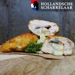 Kip cordon bleu scharrel | Gorgonzola venkelsalami