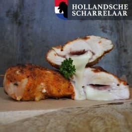 Kip cordon bleu Scharrel | Taleggio truffelsalami zwarte peper