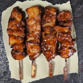 Voorgegaarde kipdijsate | Teriyaki