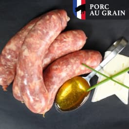 Braadworst Porc au Grain | Honing brie