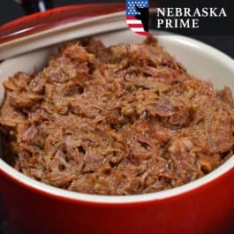 Pulled beef Black Angus USDA prime