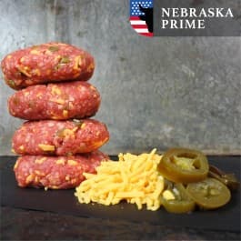 Black Angus miniburgers | Cheddar jalapeno