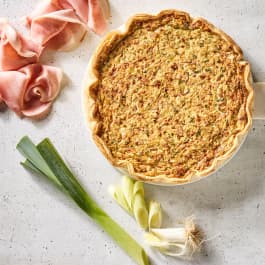 Quiche | Ham en Prei