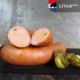 Rookworst Livar | Cheddar jalapeno
