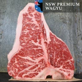 T bone Australisch Wagyu BMS 8+