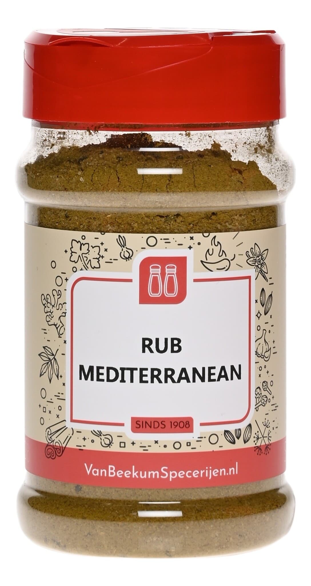 Dry Rub Mediterranean - Strooibus 200 gram