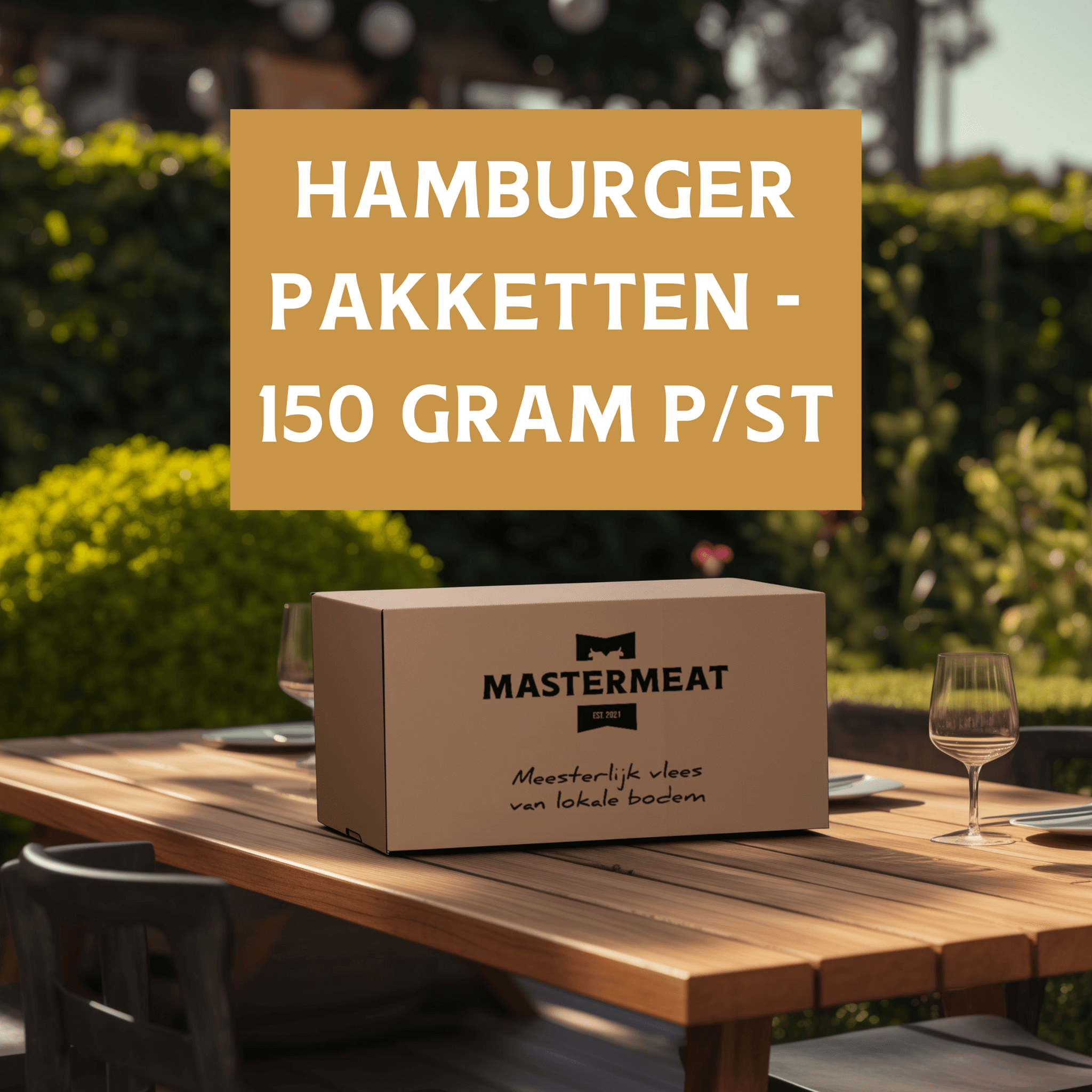 Hamburgerpakketten - 150 gram per burger