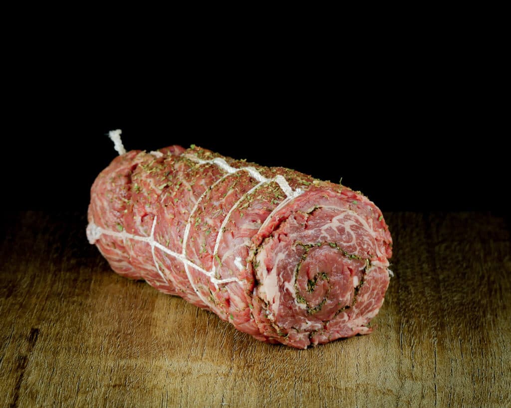 Angus bavette rollade