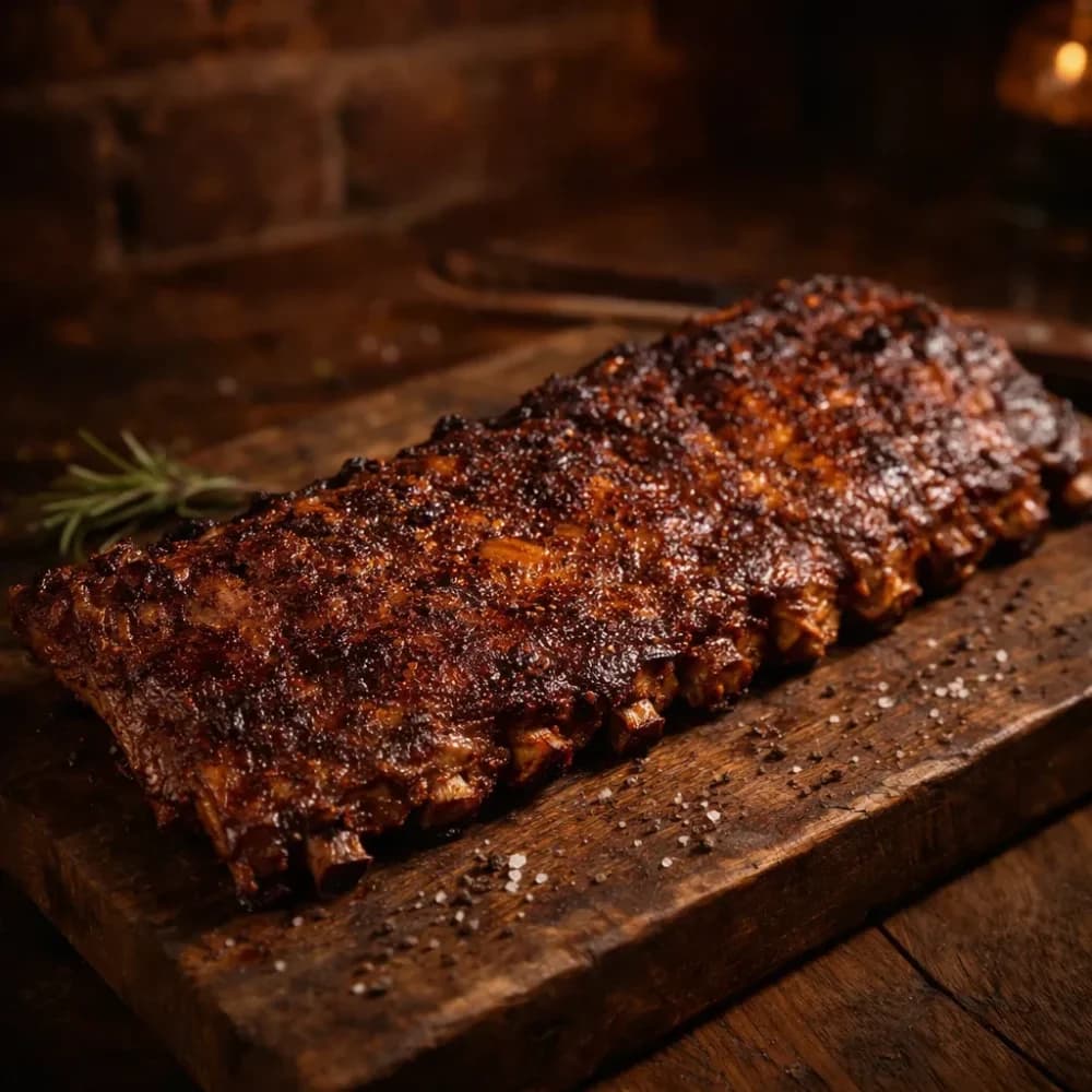 Voorgegaarde spareribs per 3