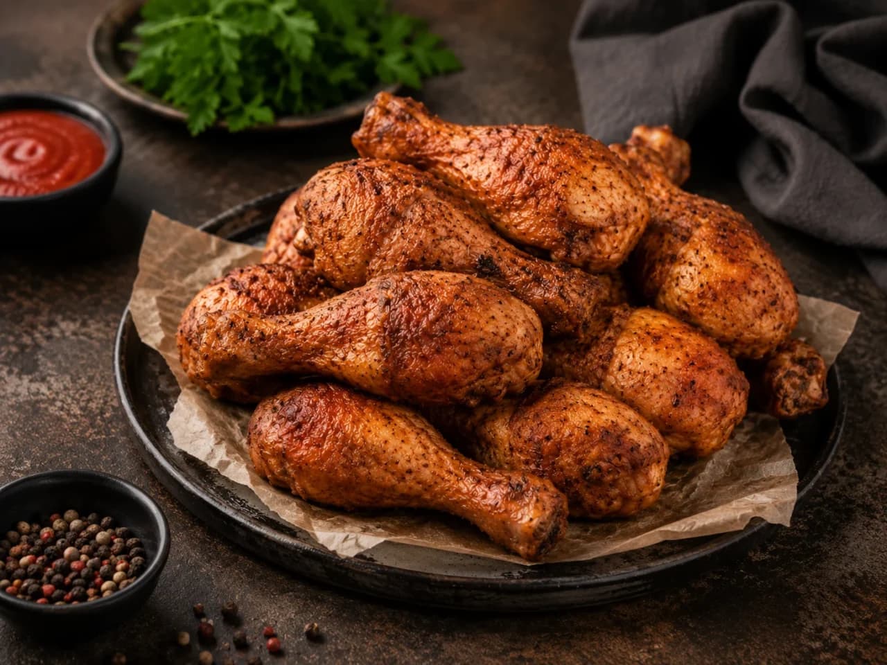 Crispy drumsticks