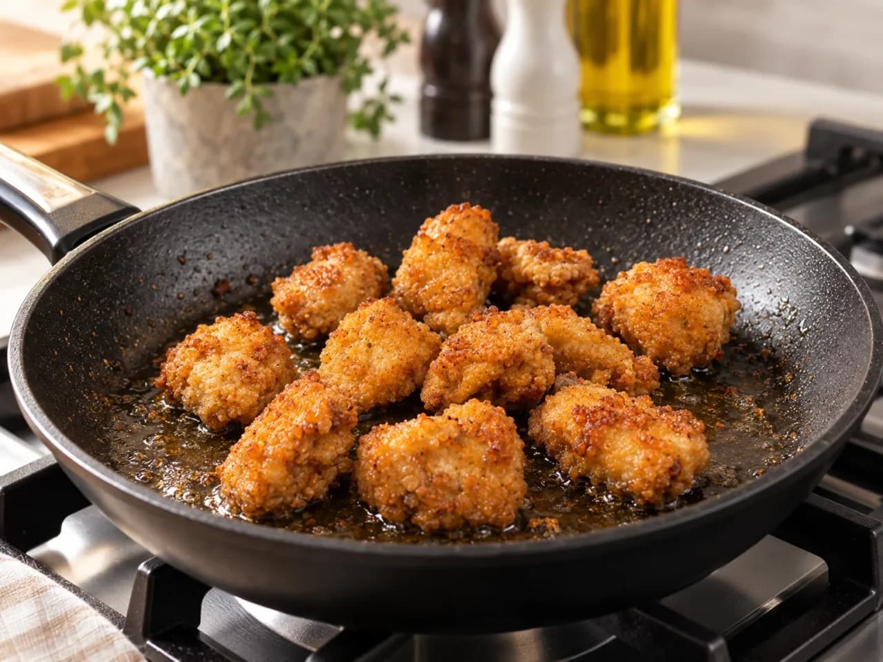 Crispy chicken bites