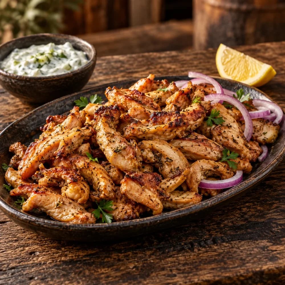 Kipdijreepjes gyros