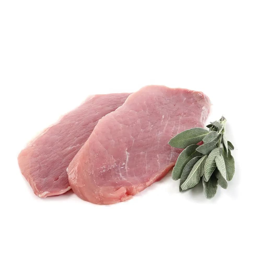 Schnitzel van de bovenbil ongepaneerd