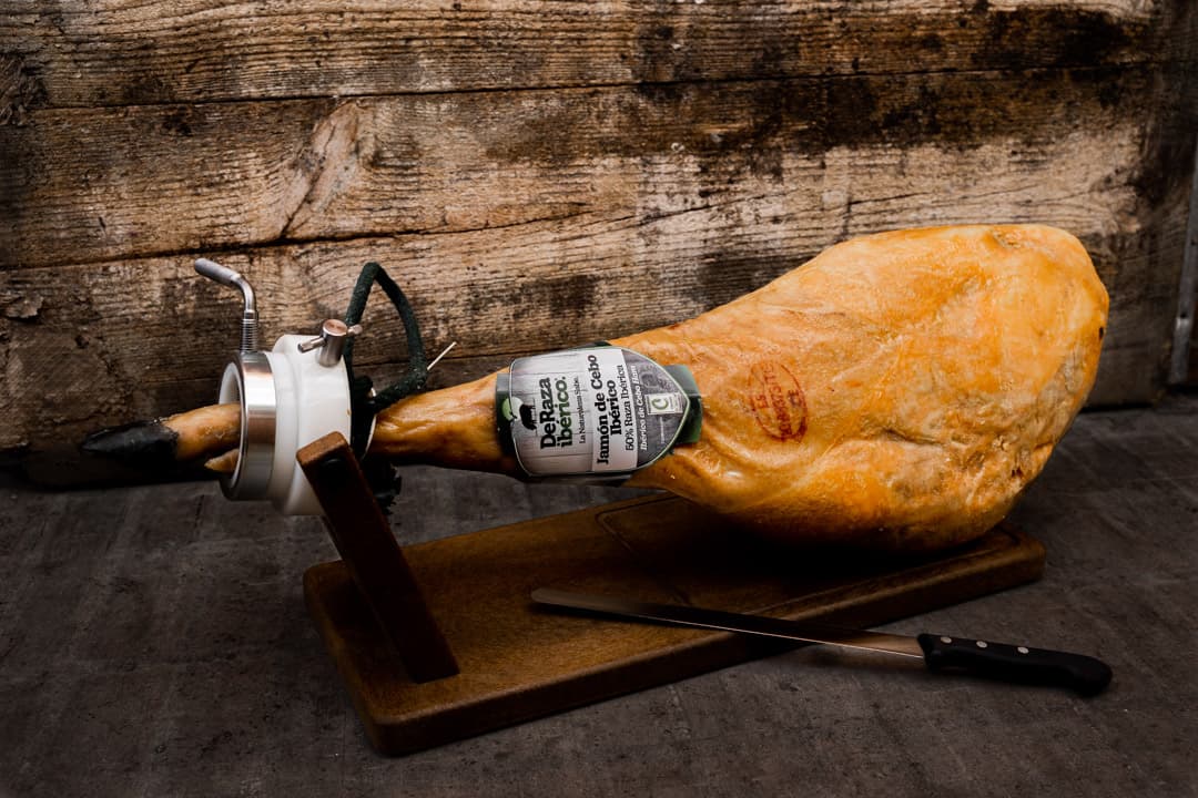 Ibérico Pata Negra / de cebo | Incl. standaard en mes